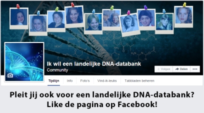 DNA Databank op Facebook